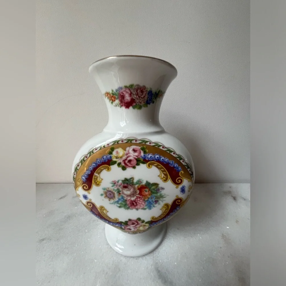 Limoges Depos decorazione exclusiva T Limoges floral vase 6 1/6”